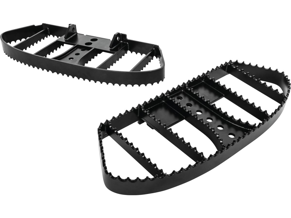 Burly Brand Mx Style Floorboards Satin Black Powder Coated Burly Brand