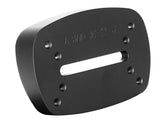 Ricks Motorcycles Center Mount Licence Plate Mounting Adapter For Softail M8 Matte Black Powder Coated Ricks Motorcycles Default Title