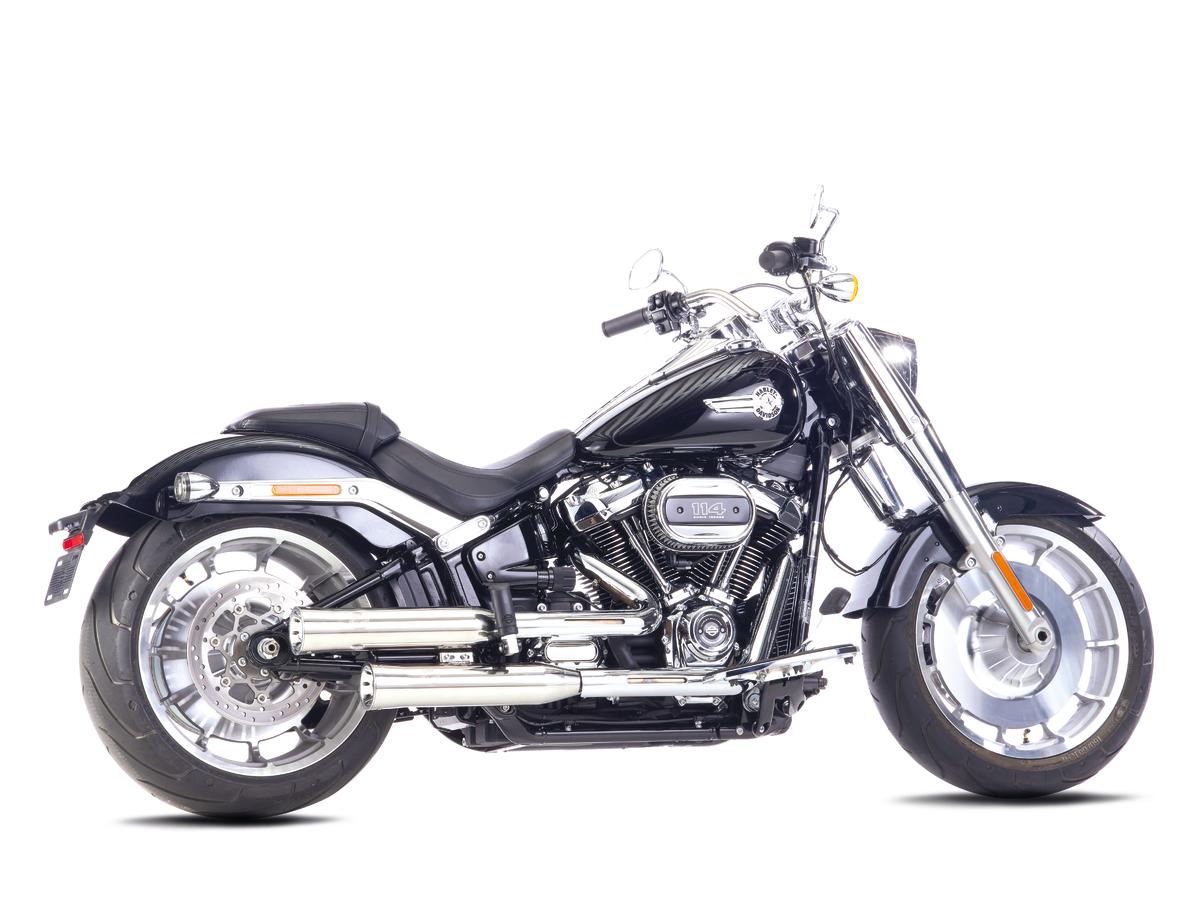 Falcon Double Groove Slip On Mufflers Polished Falcon Default Title