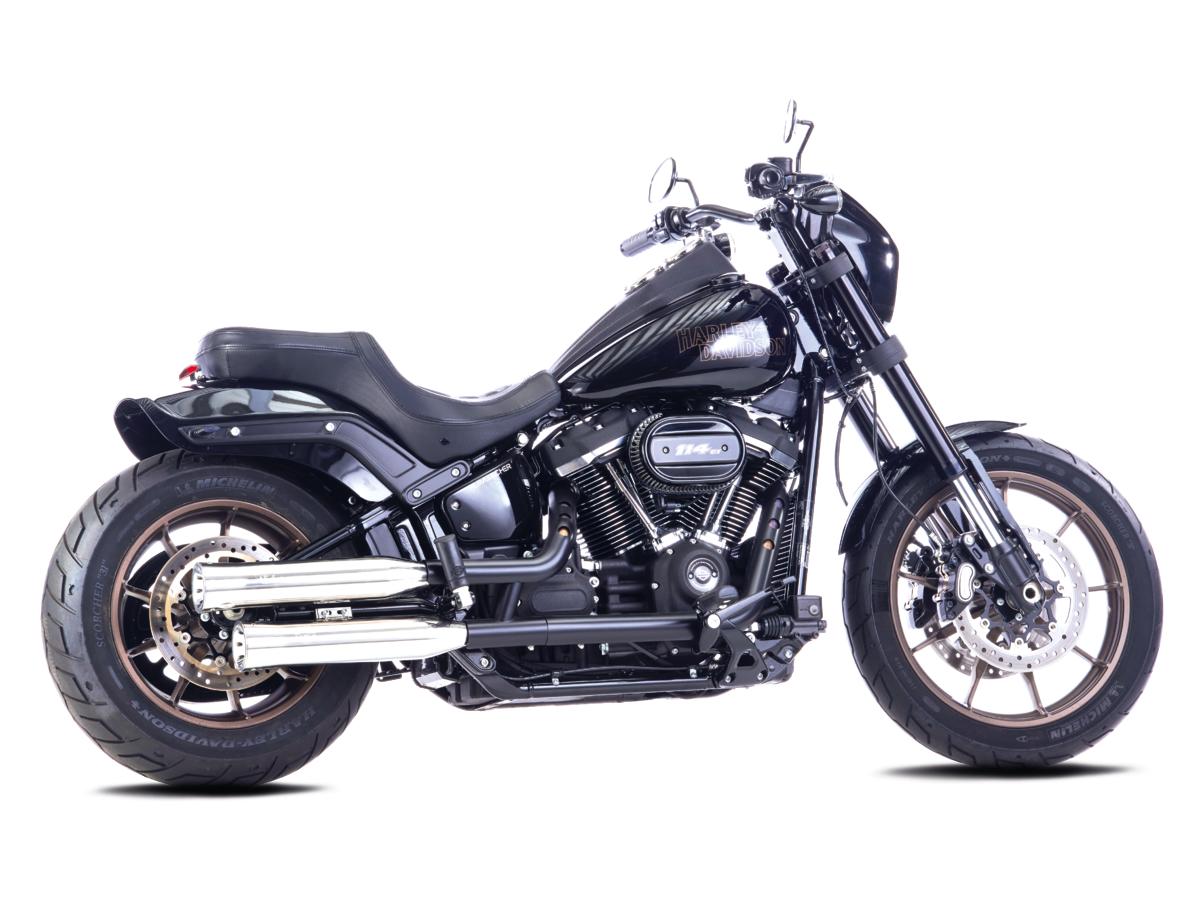Falcon Double Groove Slip On Mufflers Polished Falcon