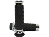 Avon Performance Grips Diamond Contour Grips Chrome 1" Throttle By Wire Avon Performance Grips Default Title