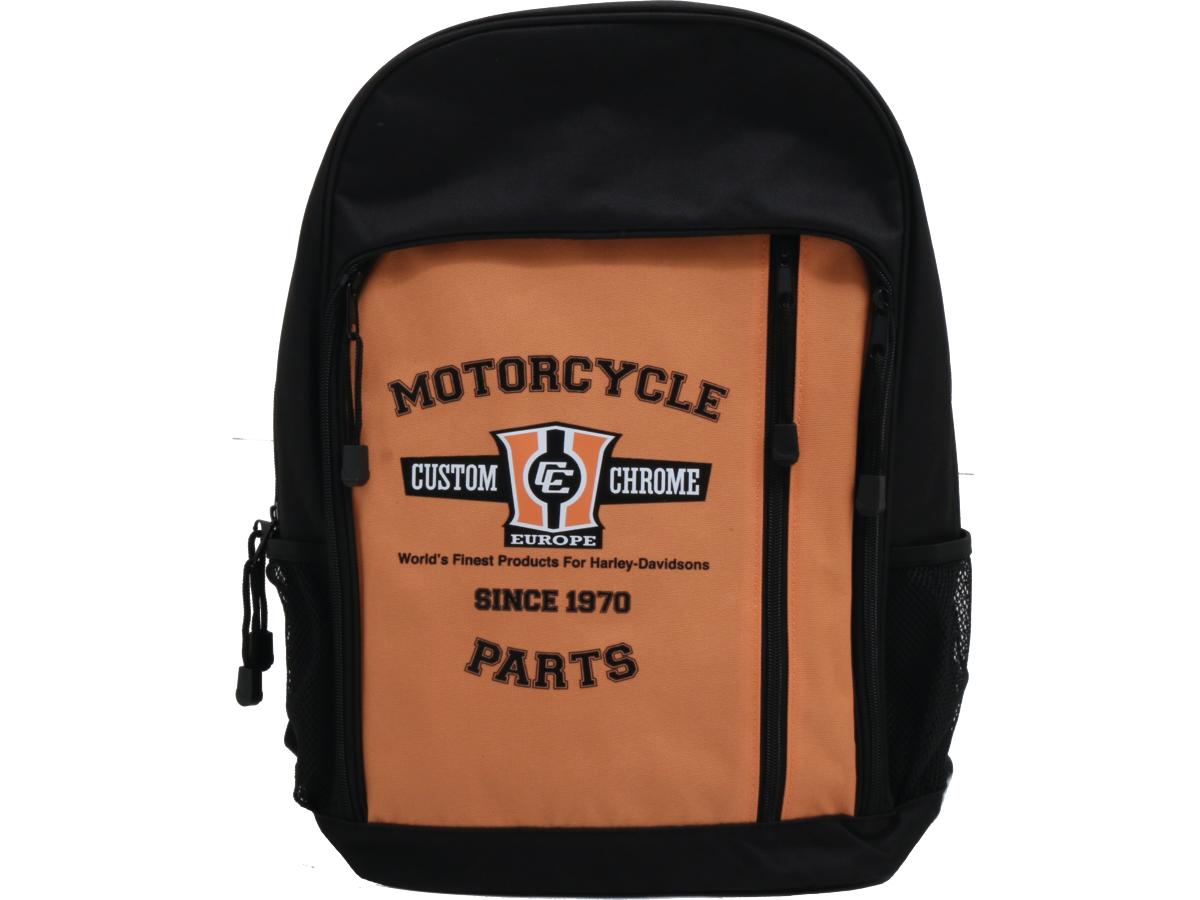 Cce Motorcycle Parts Since 1970 Backpack Black Orange Cce Default Title