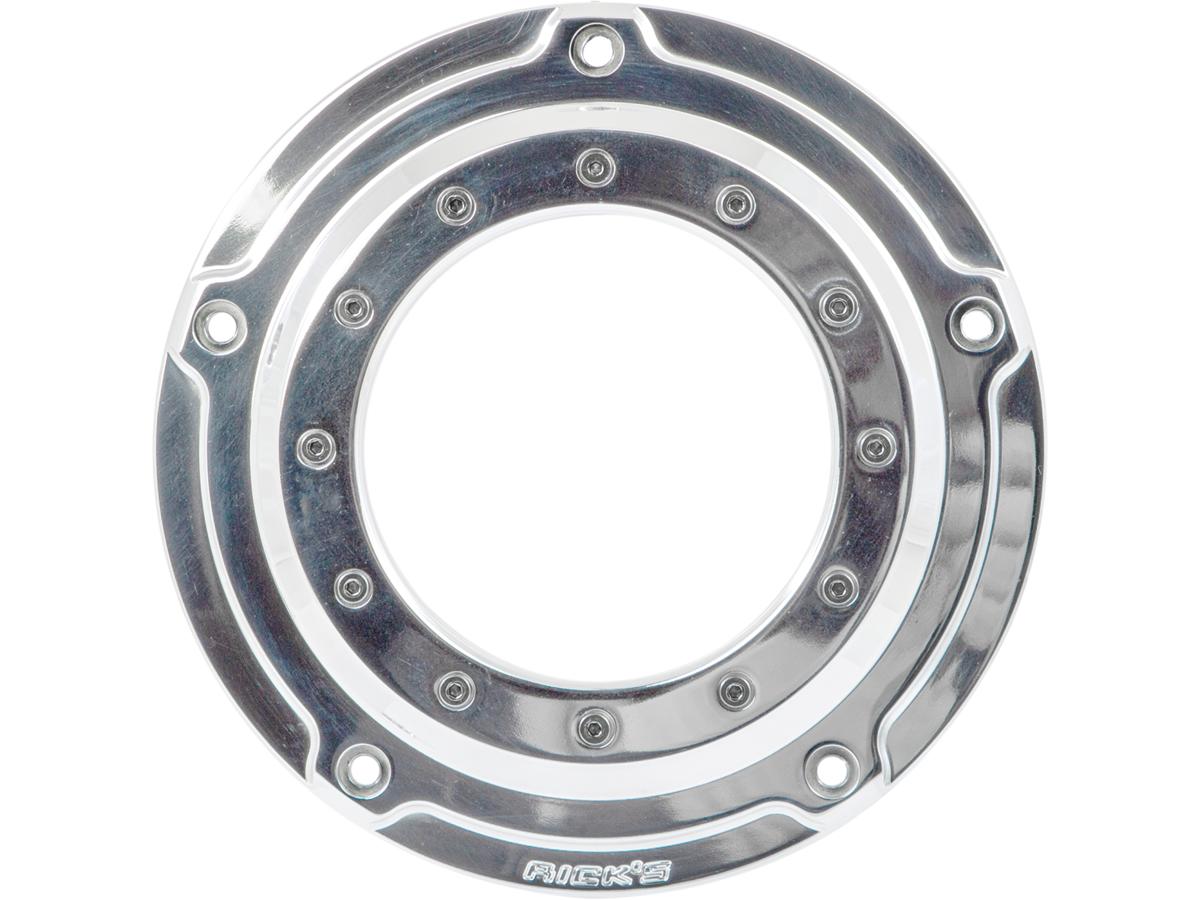 Ricks Motorcycles Porthole Derby Cover 5 Hole Aluminium Polished Ricks Motorcycles Default Title
