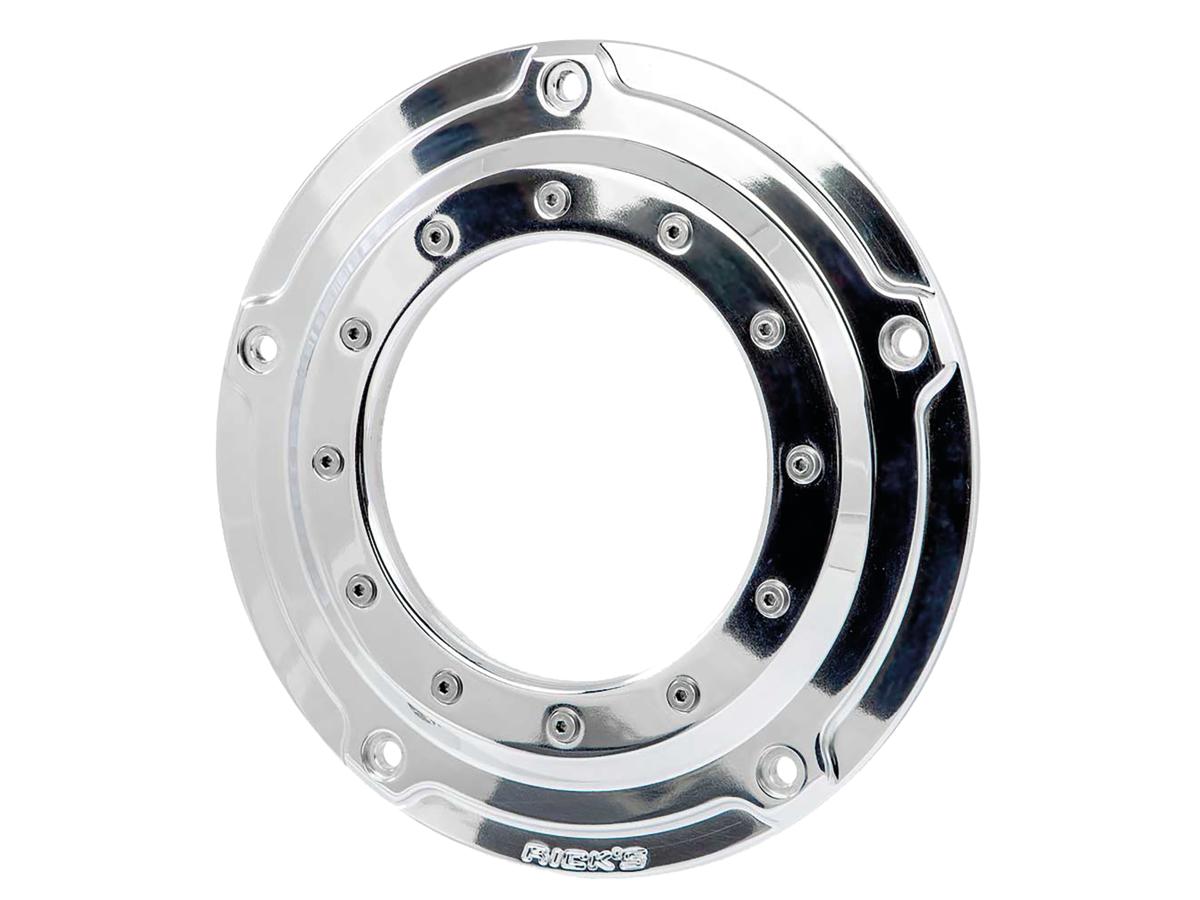 Ricks Motorcycles Porthole Derby Cover 5 Hole Aluminium Polished Ricks Motorcycles