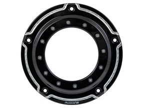 Ricks Motorcycles Porthole Derby Cover 5 Hole Bi Color Gloss Black Ricks Motorcycles