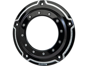 Ricks Motorcycles Porthole Derby Cover 5 Hole Bi Color Gloss Black Ricks Motorcycles Default Title