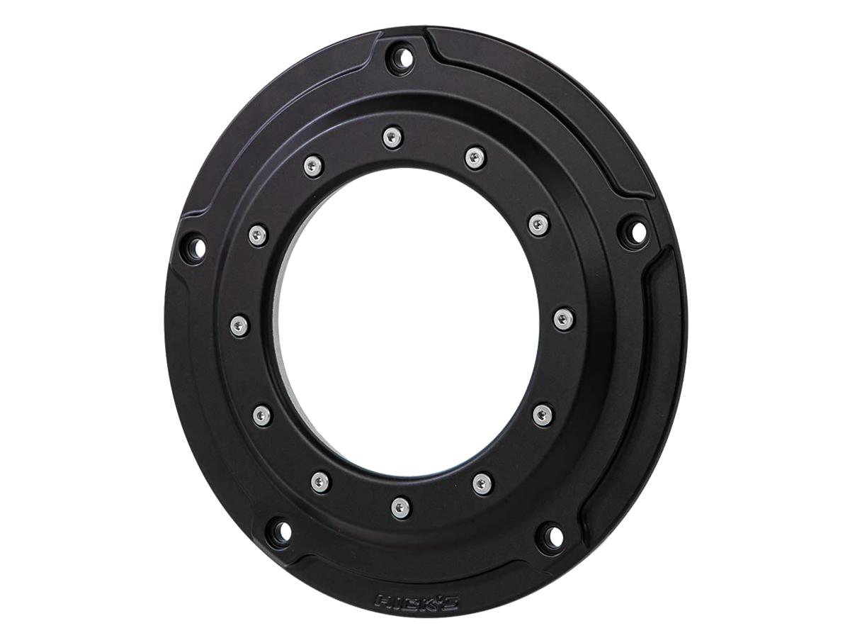 Ricks Motorcycles Porthole Derby Cover 5 Hole Black Satin Ricks Motorcycles Default Title