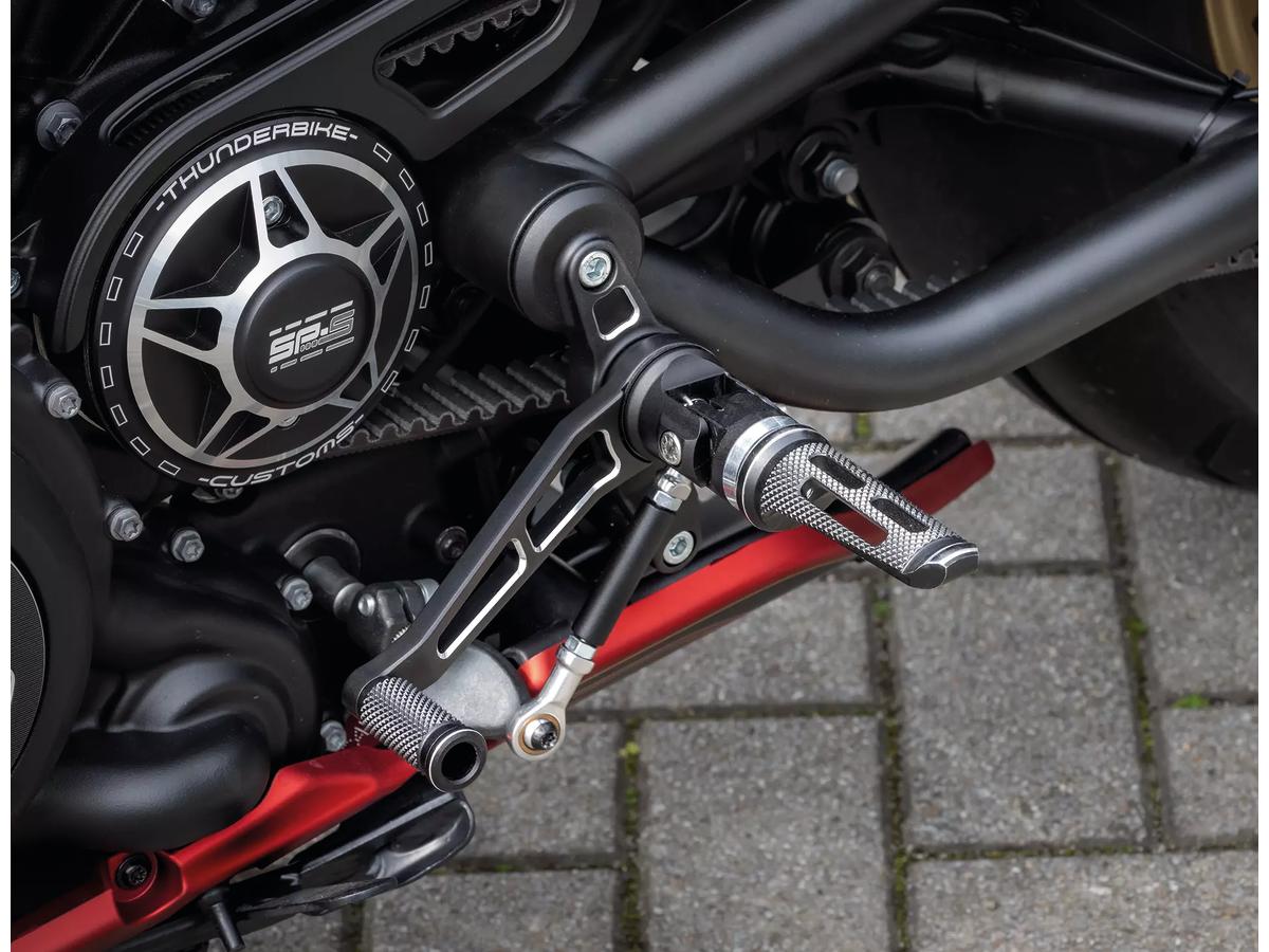 Thunderbike Sp S Recessed Foot Controls Black Cut Thunderbike