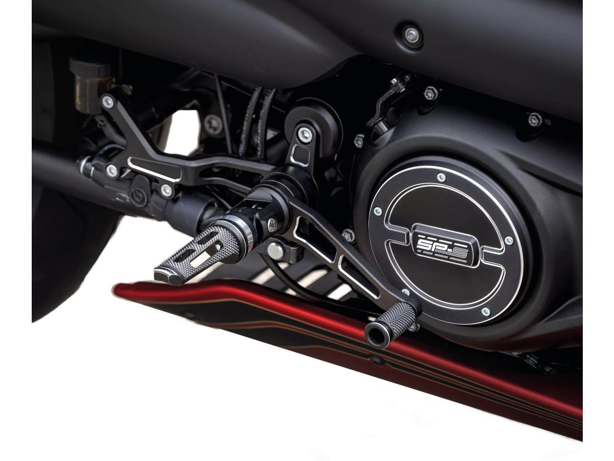 Thunderbike Sp S Recessed Foot Controls Black Cut Thunderbike