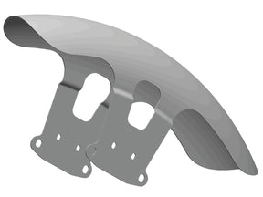 Ricks Motorcycles Steel Front Fender For Softail Models For Fat Boy Raw 23" Ricks Motorcycles Default Title
