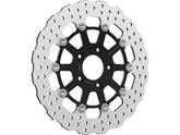 Ricks Motorcycles Steve Wave Design Floating Brake Disc Black Inner Carrier Stainless Steel 11,5" Front Ricks Motorcycles Default Title