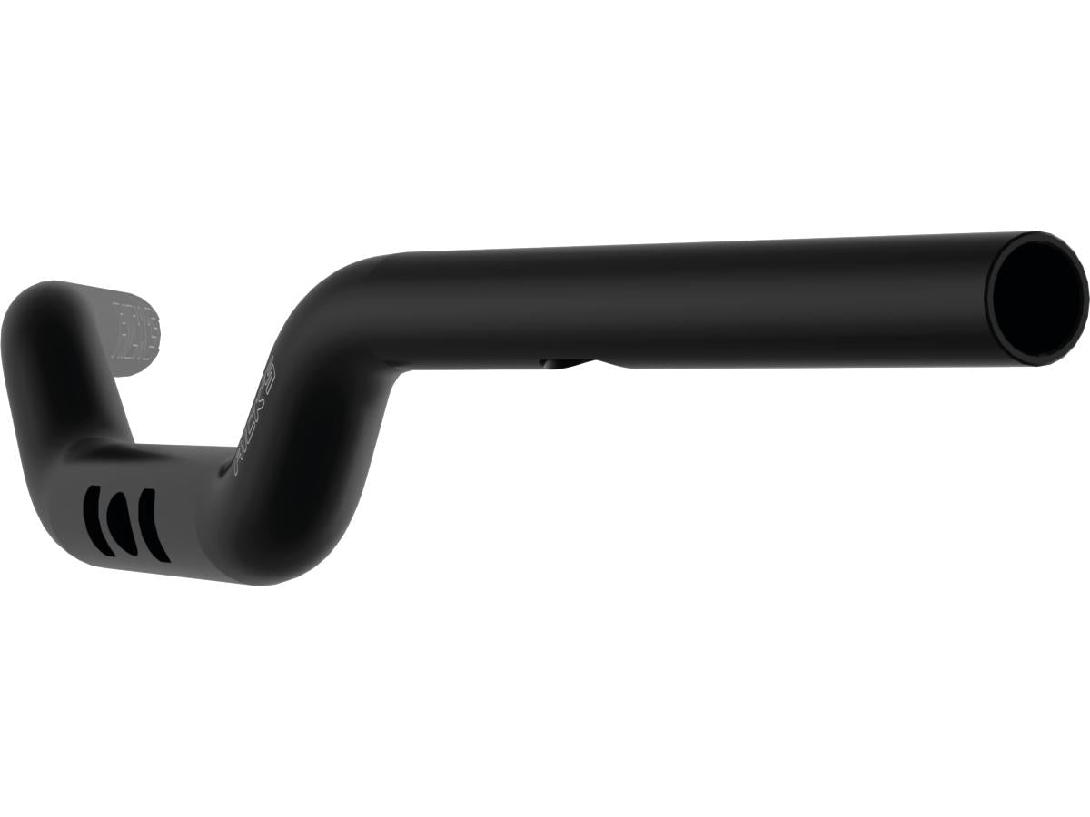 Ricks Motorcycles Tapered From 1 1/4" To 1" Aluminium Handlebar Performance 1 Moto Bar, Total Width Incl. Tbw Sensor: 770 Mm 5 Hole Flat Black Anodized Throttle By Wire Throttle Cables Ricks Motorcycles