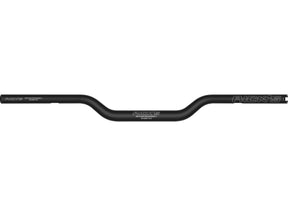 Ricks Motorcycles Tapered From 1 1/4" To 1" Aluminium Handlebar Performance 1 Moto Bar, Total Width Incl. Tbw Sensor: 770 Mm 5 Hole Flat Black Anodized Throttle By Wire Throttle Cables Ricks Motorcycles