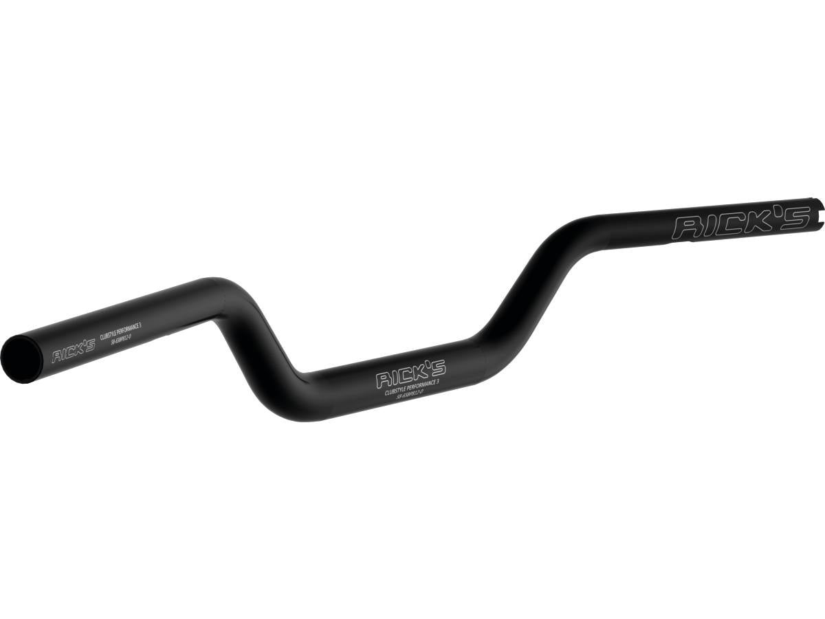 Ricks Motorcycles Tapered From 1 1/4" To 1" Aluminium Handlebar Performance 3, Total Width Incl. Tbw Sensor: 812 Mm 5 Hole Flat Black Anodized Throttle By Wire Throttle Cables Ricks Motorcycles Default Title