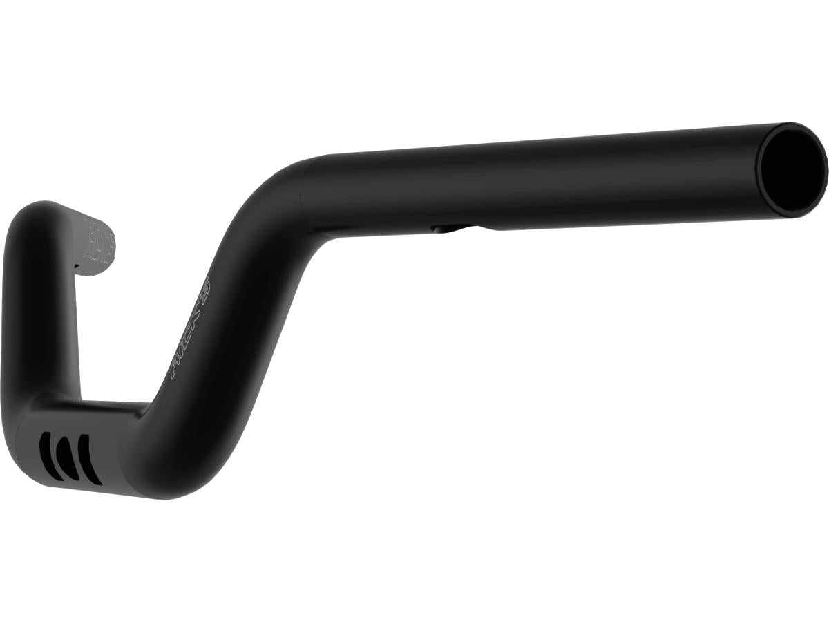Ricks Motorcycles Tapered From 1 1/4" To 1" Aluminium Handlebar Performance 3, Total Width Incl. Tbw Sensor: 812 Mm 5 Hole Flat Black Anodized Throttle By Wire Throttle Cables Ricks Motorcycles