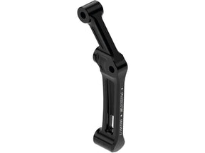 Ricks Motorcycles Club Style Radial Brake Caliper Adapter For 292 And 300 Mm (Spacers Included) Rotor Gloss Black Anodized Single Disc Front Ricks Motorcycles Default Title