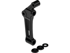 Ricks Motorcycles Club Style Radial Brake Caliper Adapter For 330 Mm Rotor Gloss Black Anodized Single Disc Front Ricks Motorcycles Default Title