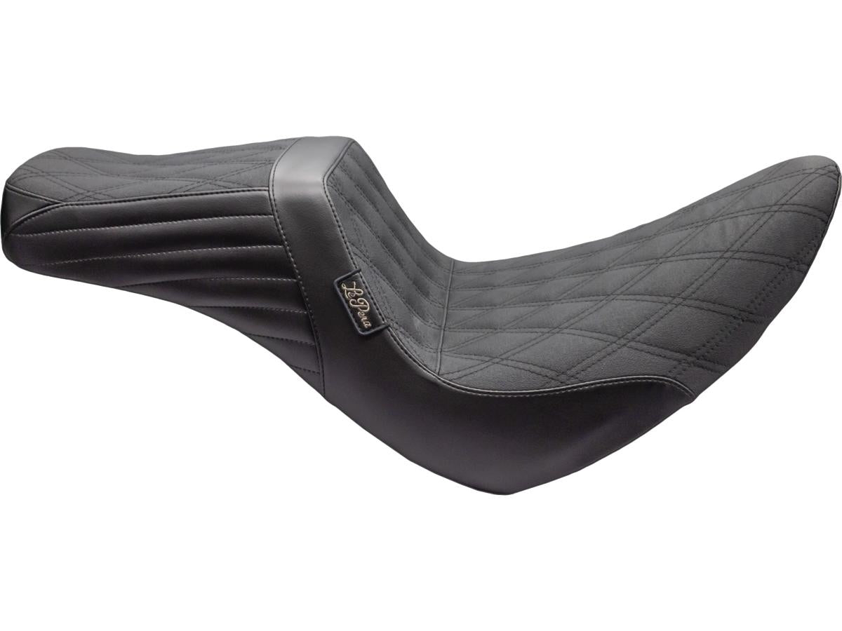 Le Pera Tailwhip Seat Double Diamond Gripp Tape, Driver Seating: 12.25" Wide, Passenger Seating 7" Wide Black Vinyl Le Pera Default Title