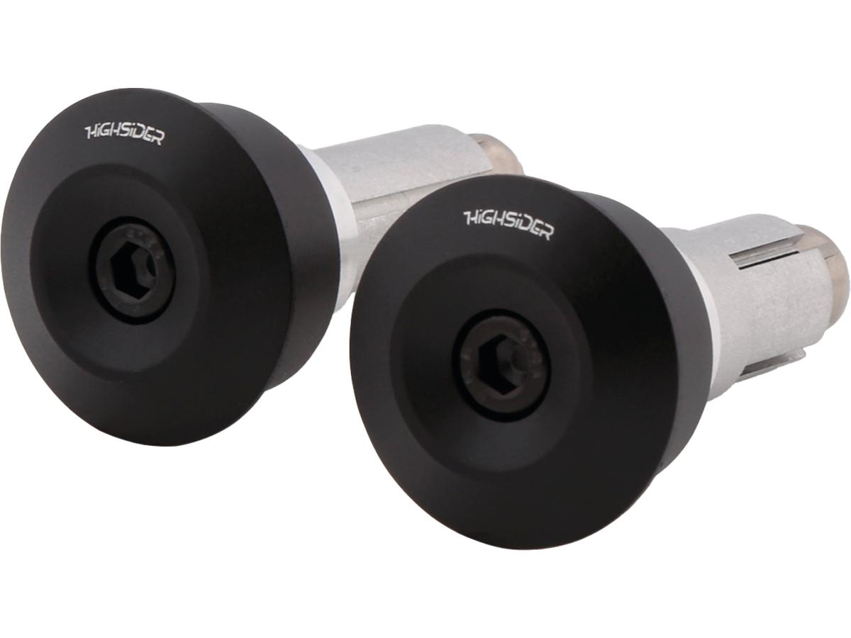 Highsider Bar End Weights Dot Blast Black Satin Aluminium Highsider Default Title