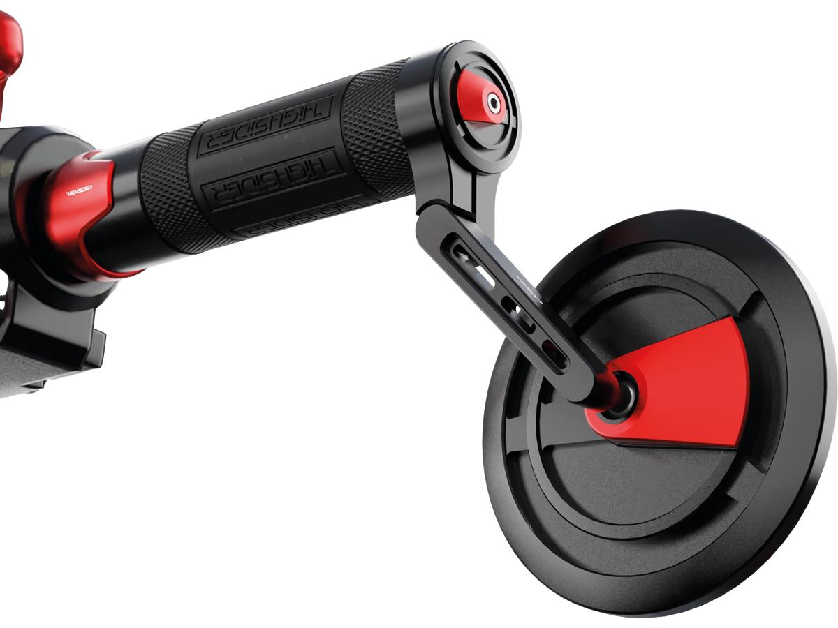 Highsider Enterprise Ep1 Bar End Mirror Red Accent Highsider