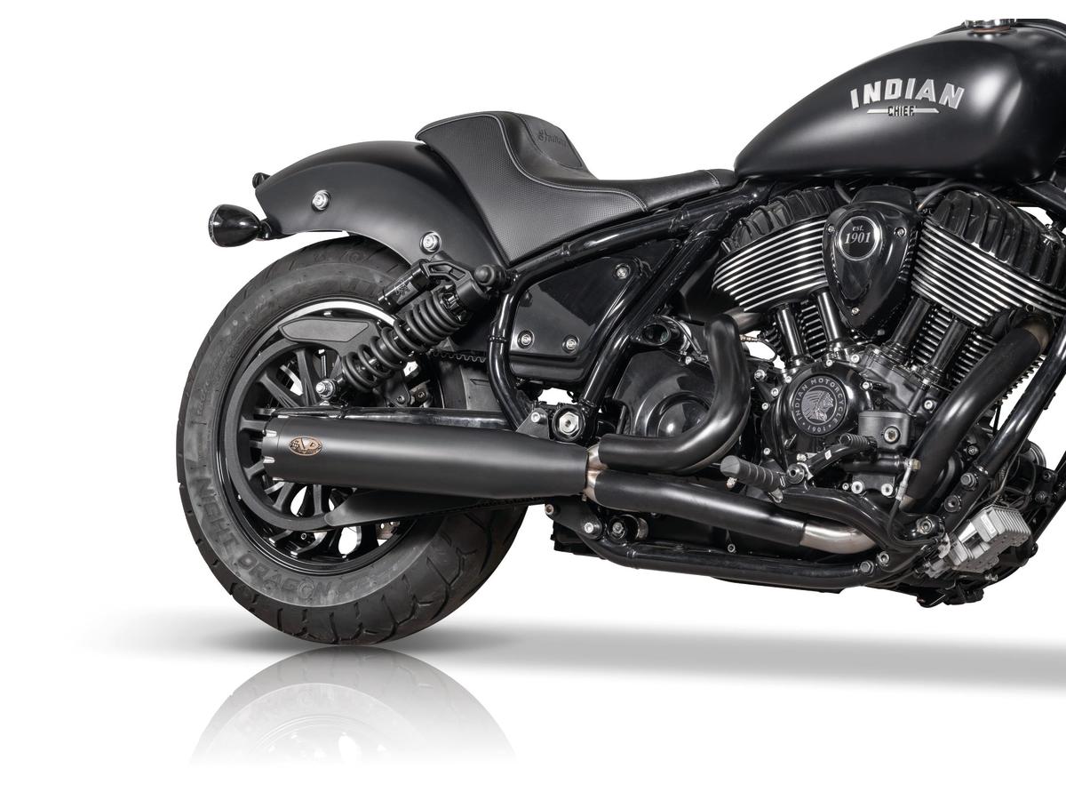 V Performance 2 In 1 Full System Exhaust Endcap Revolver Stainless Steel Satin V Performance Default Title