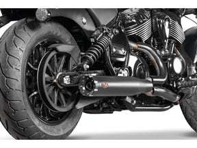 V Performance 2 In 1 Full System Exhaust Endcap Revolver Stainless Steel Satin V Performance