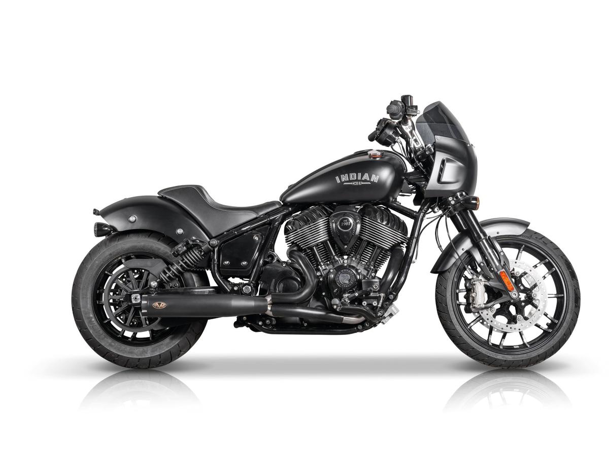 V Performance 2 In 1 Full System Exhaust Endcap Revolver Black Ceramic Coated V Performance