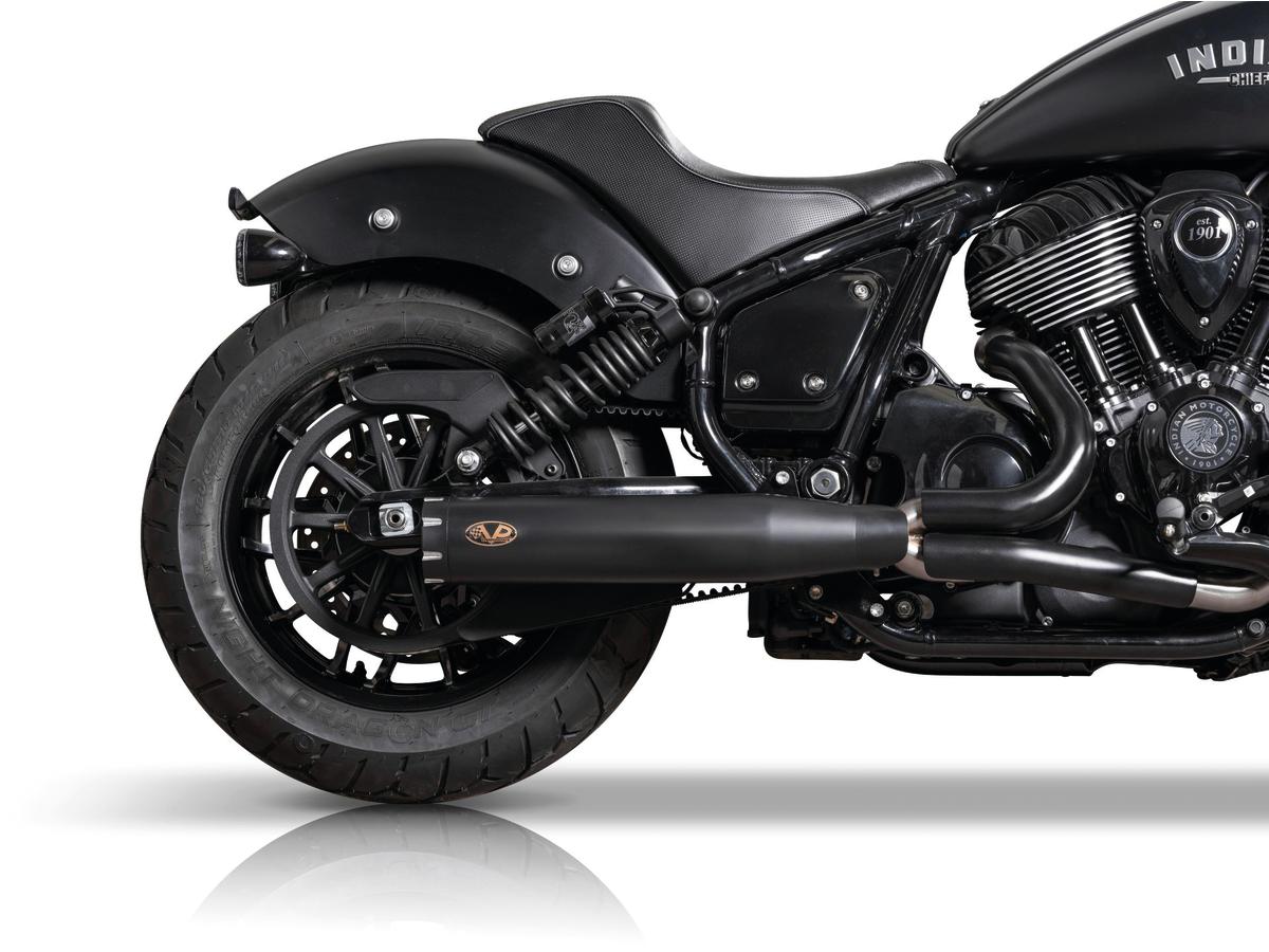 V Performance 2 In 1 Full System Exhaust Endcap Revolver Black Ceramic Coated V Performance