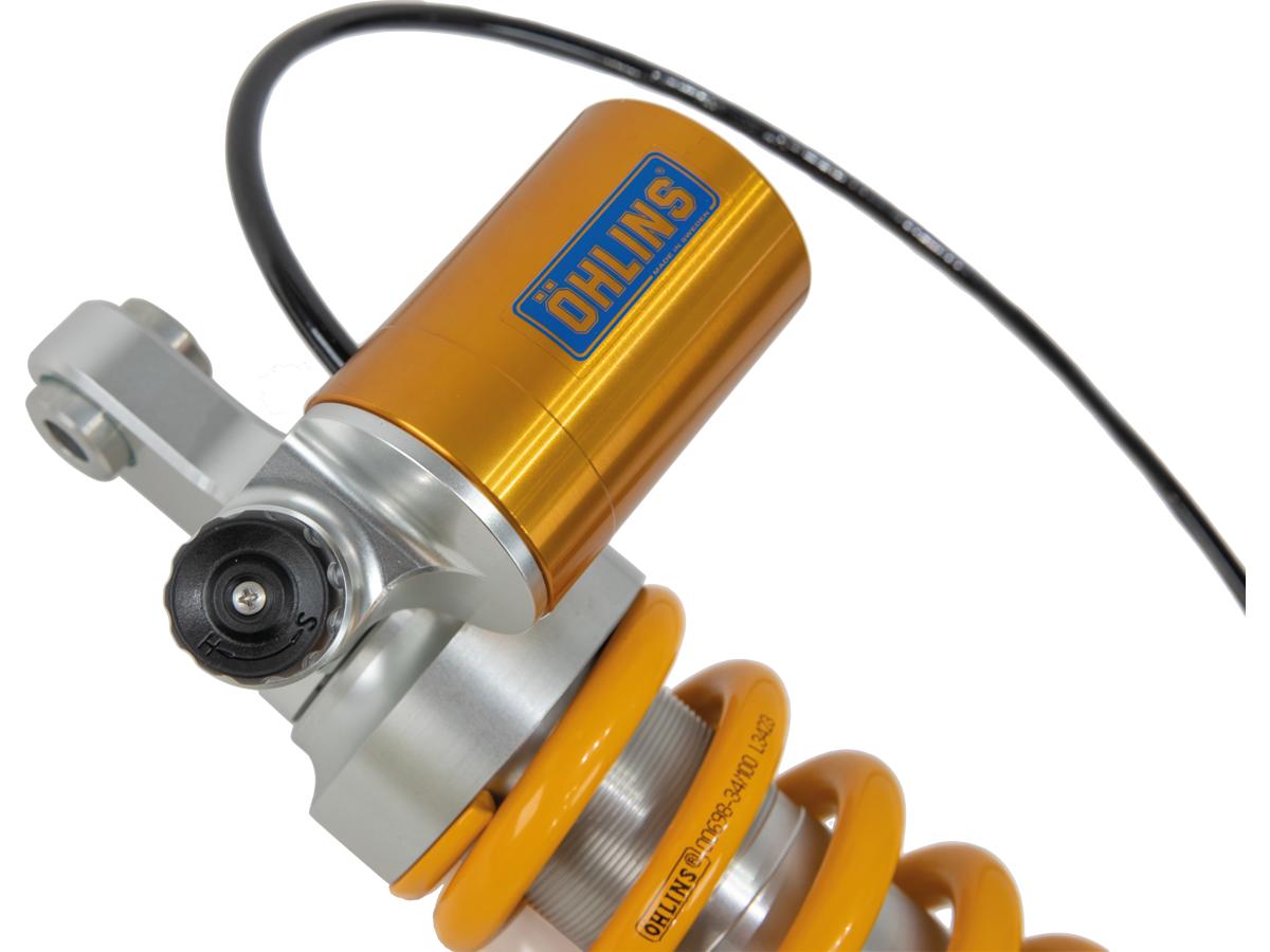 öhlins Stx 46 Mono Shock S46 Pr1 C1 S, Length: 398,5 Mm (15,6"), Stroke: 80 Mm, Spring Rate N/Mm: 100 N/Mm, Mounted Spring: 00698 34 Yellow Öhlins