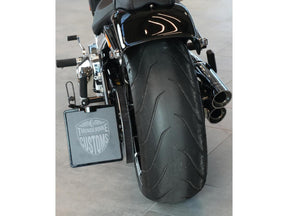Thunderbike Medium Pro Side Mount License Plate Bracket Black Thunderbike