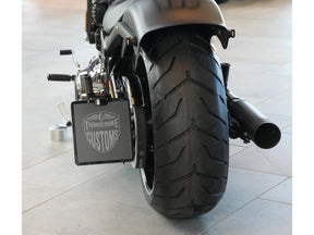 Thunderbike Medium Pro Side Mount License Plate Bracket Black Thunderbike