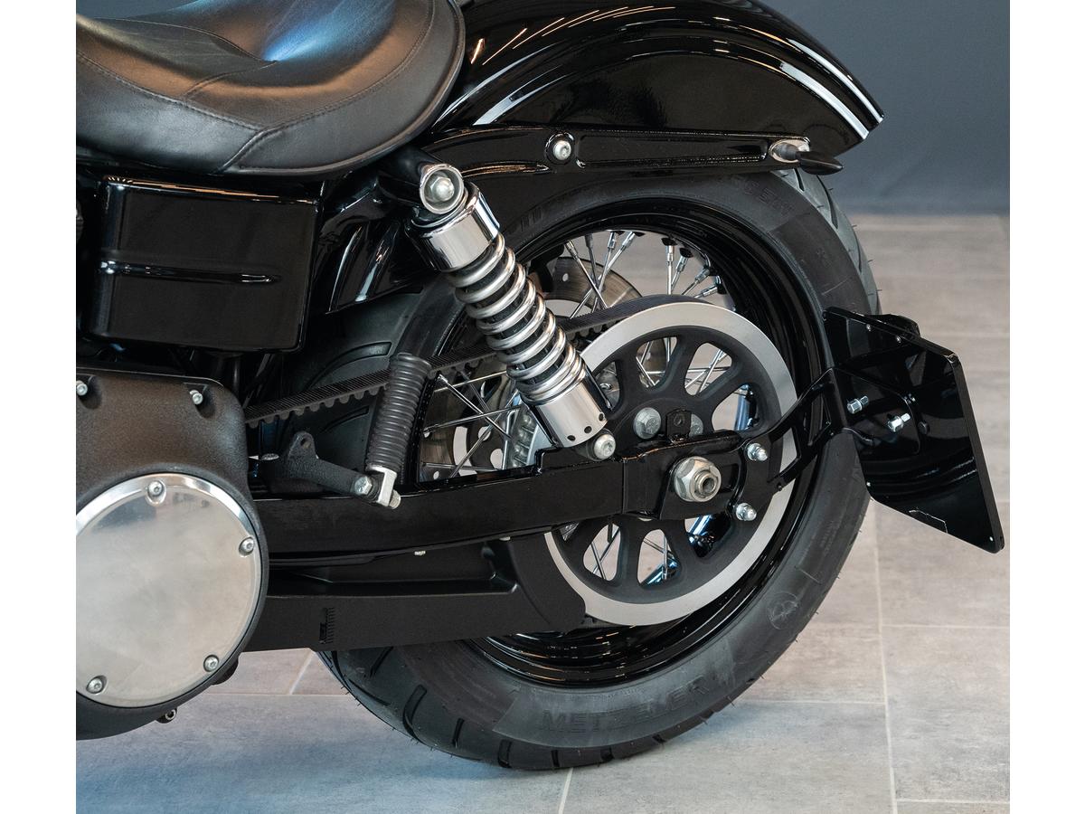 Thunderbike Medium Pro Side Mount License Plate Bracket Black Thunderbike