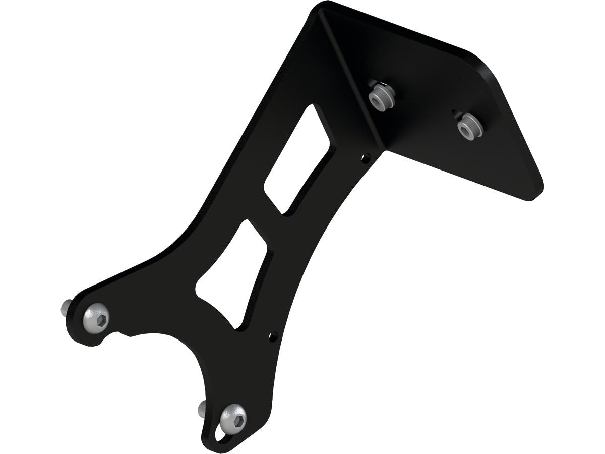 Thunderbike Medium Pro Side Mount License Plate Bracket Black Satin Thunderbike Default Title