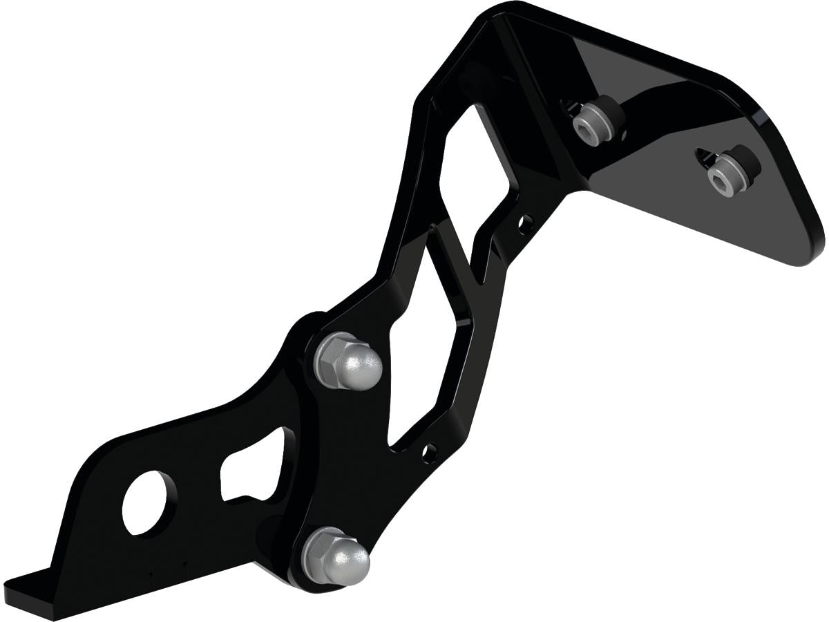 Thunderbike Medium Pro Side Mount License Plate Bracket Black Thunderbike Default Title