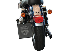 Thunderbike Medium Pro Side Mount License Plate Bracket Black Thunderbike