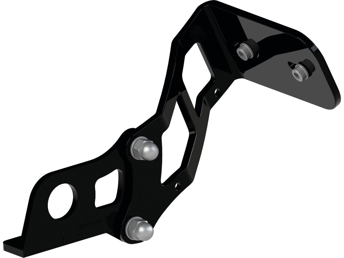 Thunderbike Medium Pro Side Mount License Plate Bracket Black Thunderbike Default Title