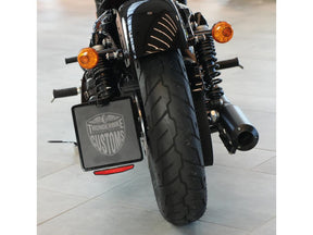 Thunderbike Medium Pro Side Mount License Plate Bracket Black Thunderbike