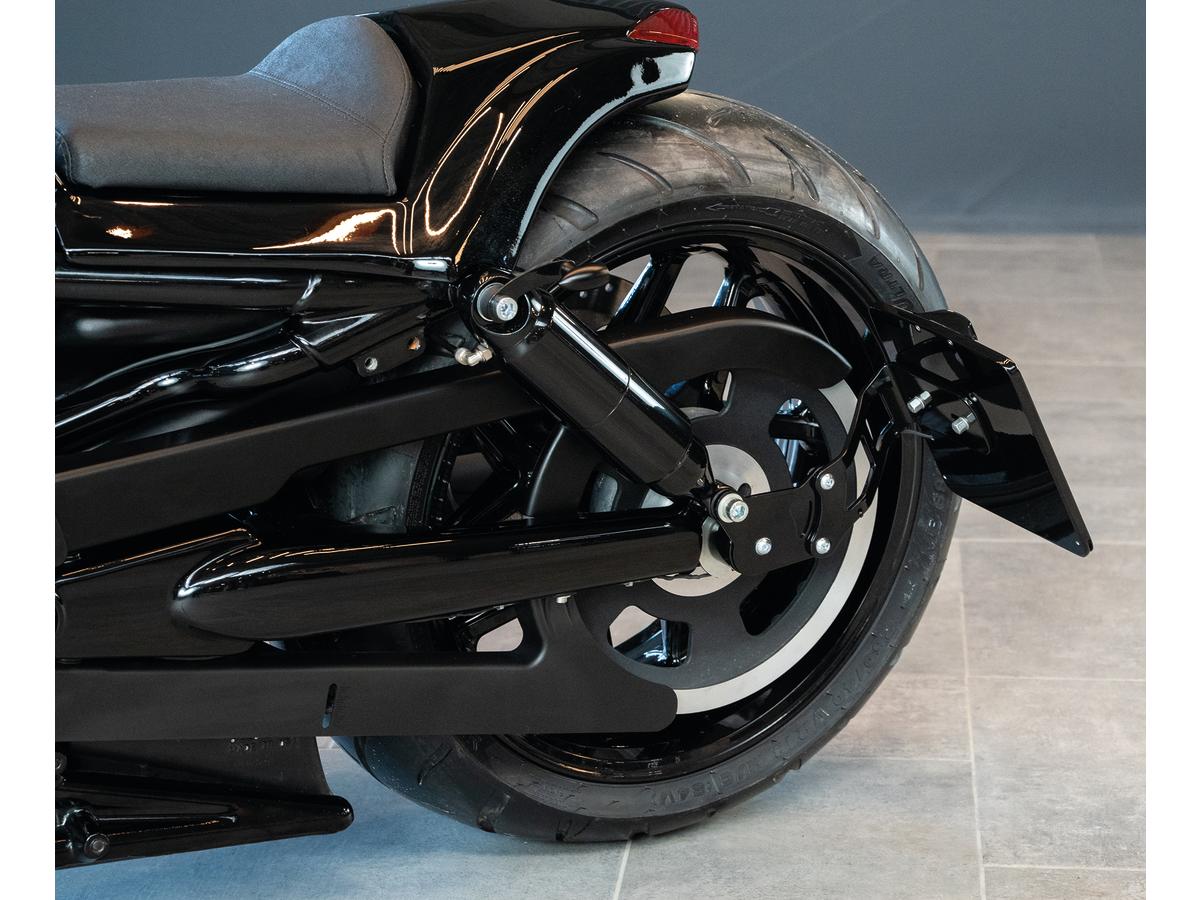 Thunderbike Medium Pro Side Mount License Plate Bracket Black Thunderbike