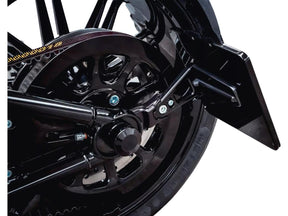 Thunderbike Medium Pro Alu Side Mount License Plate Bracket Black Anodized Thunderbike
