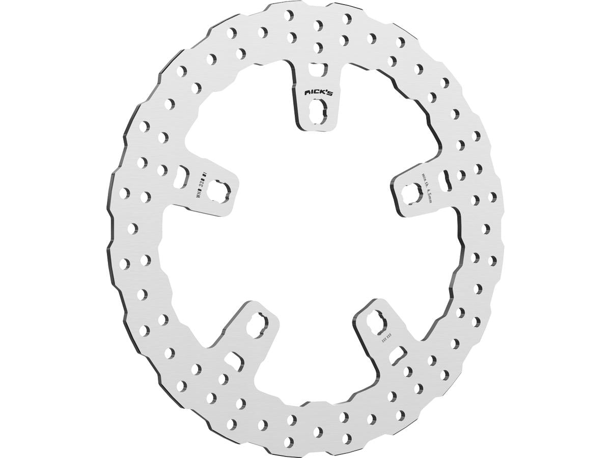 Ricks Motorcycles Front Touring Wave Design Brake Disc Stainless Steel 13" Front Ricks Motorcycles Default Title