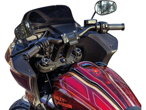Thunderbike Clubstyle Riser Kit Height: 7", For 1 1/4" Handlebar, Digital Instrument Black Satin Thunderbike