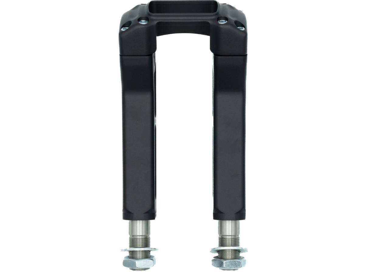 Thunderbike Clubstyle Riser Kit Height: 7", For 1" Handlebar, Digital Instrument Black Satin Thunderbike