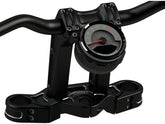 Thunderbike Clubstyle Riser Kit Height: 7", For 1 1/4" Handlebar, Round Instrument Black Satin Thunderbike Default Title