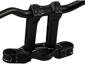 Thunderbike Clubstyle Riser Kit Height: 7", For 1 1/4" Handlebar, No Instrument Black Satin Thunderbike