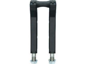 Thunderbike Clubstyle Riser Kit Height: 9", For 1 1/4" Handlebar, No Instrument Black Satin Thunderbike