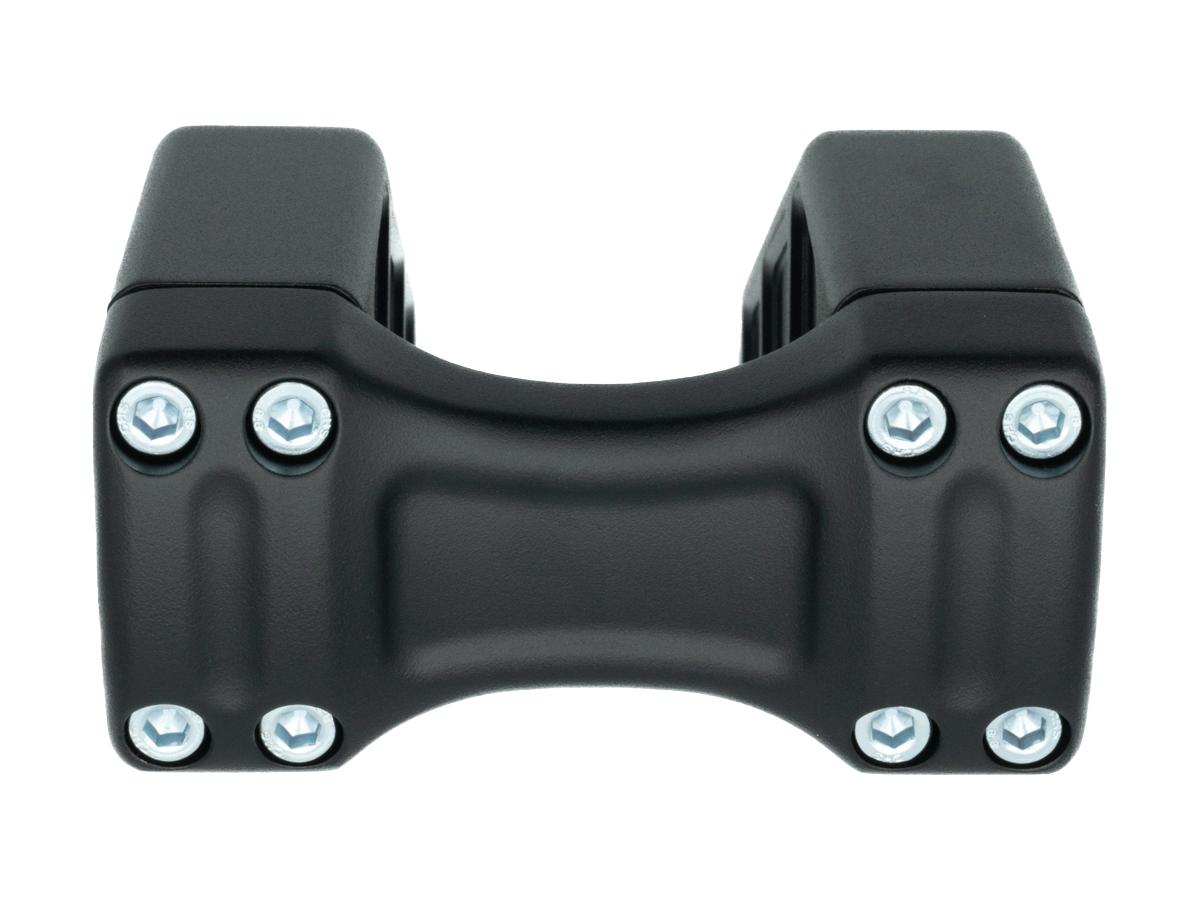 Thunderbike Clubstyle Riser Kit Height: 9", For 1 1/4" Handlebar, No Instrument Black Satin Thunderbike