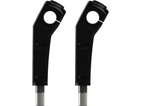 Thunderbike Clubstyle Riser Kit Height: 9", For 1 1/4" Handlebar, No Instrument Black Satin Thunderbike