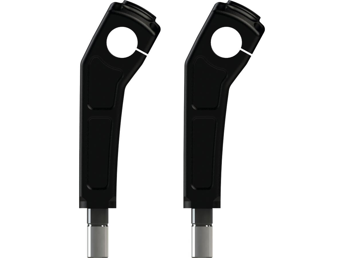 Thunderbike Clubstyle Riser Kit Height: 7", For 1" Handlebar, No Instrument Black Satin Thunderbike