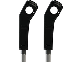 Thunderbike Clubstyle Riser Kit Height: 7", For 1" Handlebar, No Instrument Black Satin Thunderbike