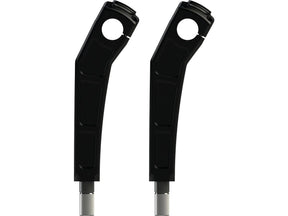 Thunderbike Clubstyle Riser Kit Height: 9", For 1" Handlebar, No Instrument Black Satin Thunderbike